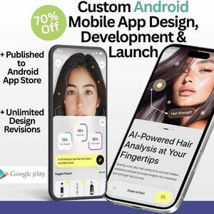 Desarrollo de aplicaciones Android personalizadas: diseño, creación y publicación en Google Play.