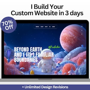 Custom Website Design + Development | Bespoke Web Development for Small Business (3 Day Build)