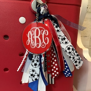 Fußball Bogg Bag Quaste - Individuell anpassbar!