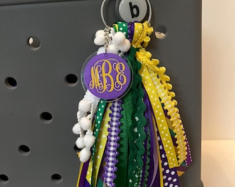 Mardi Gras Bogg Bag Tassel