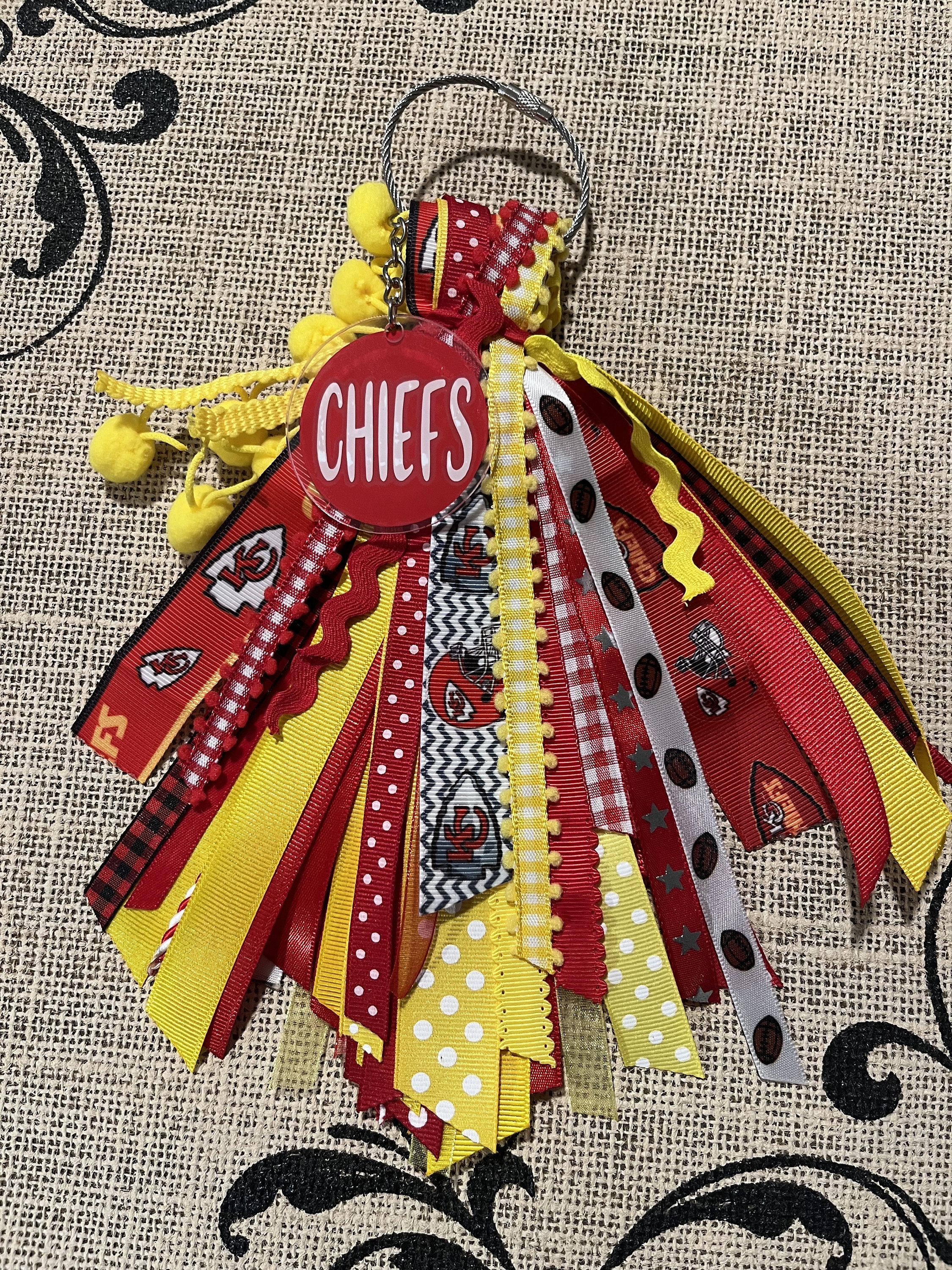 Game Day Red/Gold KC - Bogg Bag Tassel