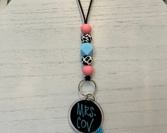 Silicone Beaded Lanyard
