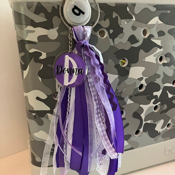 Purple Bogg Bag Tassel