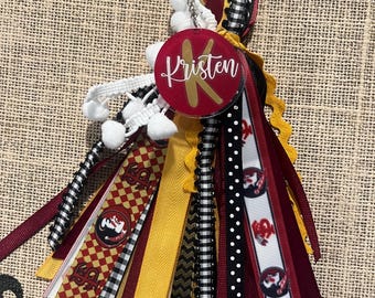 Game Day Maroon/Gold -Bogg Bag Tassel