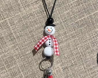 Snowman Lanyard