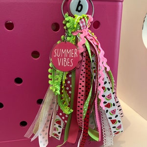 Watermelon Bogg Bag Tassel
