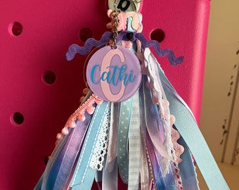 Lavender/Pink/Blue Bogg Bagg Tassel