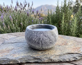 Stone Texture Pet Bowl, Anti-Tip Food Water Feeder, Stable Non-Slip Base for Cats Small Dogs, Durable Puppy Kitten Feeding Dish