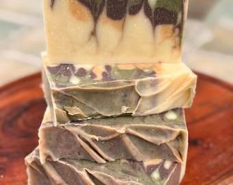 Frankincense and Fir + Triple Butters and Olive Handmade Vegan Soap
