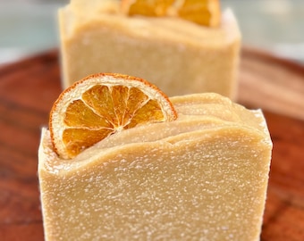 Frankincense and Orange + Salt & Clay Soap