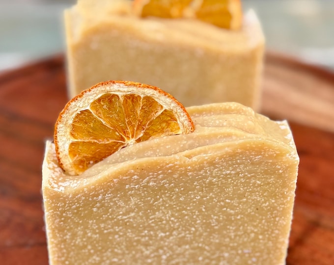 Frankincense and Orange + Salt & Clay Soap