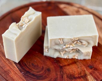 Colloidal Oats & Bentonite Clay -  Triple Butters Handmade Vegan Soap