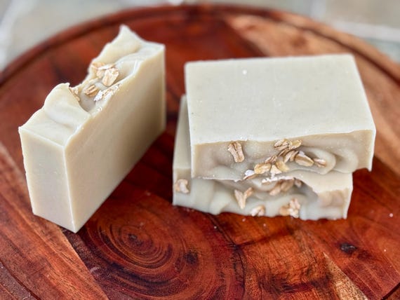 Colloidal Oats & Bentonite Clay -  Triple Butters Handmade Vegan Soap