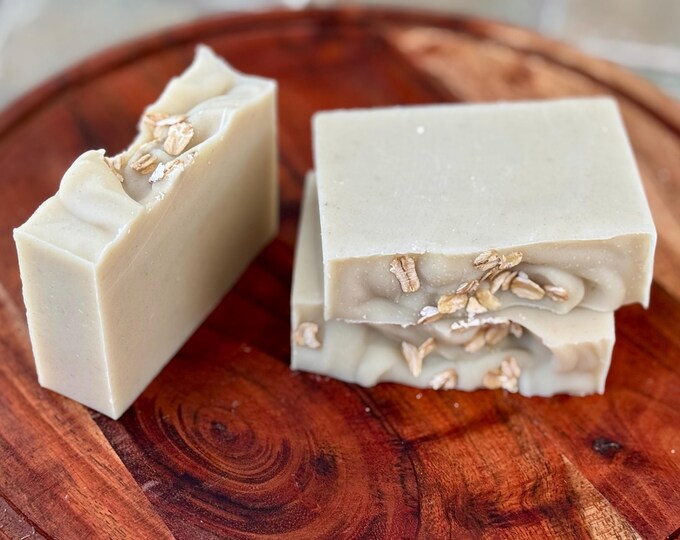 Colloidal Oats & Bentonite Clay -  Triple Butters Handmade Vegan Soap
