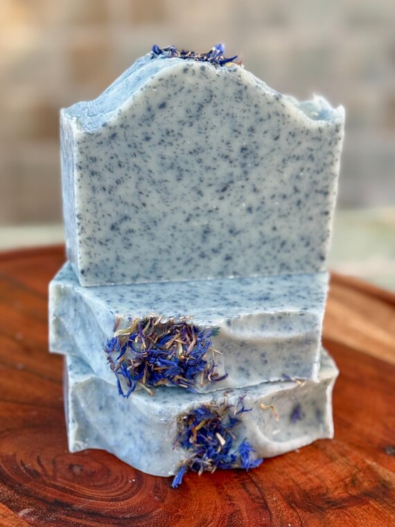 French Blue & Lavender + Triple Butters and Olive Handmade Vegan Soap