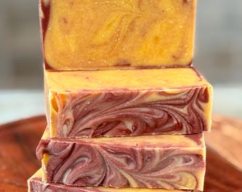 Fireside Spice + Triple Butters and Olive Handmade Vegan Soap