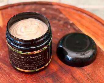 Mud Face Cleanser with Vitamin C; Daily Cleansing 3-in-1