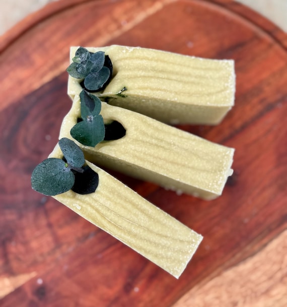 Peppermint and Eucalyptus + Salt & Clay Soap