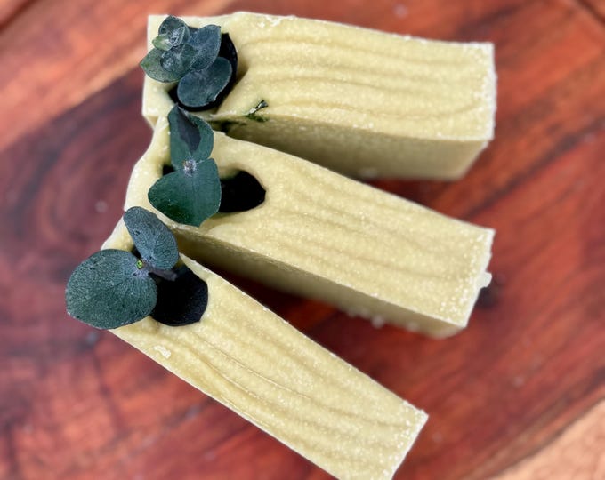 Peppermint and Eucalyptus + Salt & Clay Soap