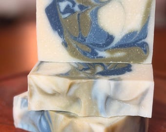 Spa Day; Scented w/Eucalyptus, Tea Tree & Peppermint; Triple Butters + Olive Soap; Vegan; Handmade