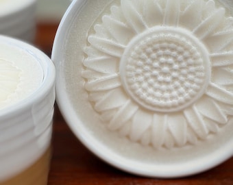 Rosemary and Mint Dish Soap - with Two-toned Ramekin Bowls; Bamboo Brush Included