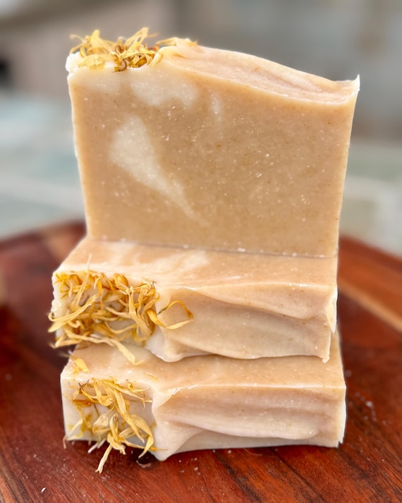 Pumpkin & Carrot + Triple Butters and Olive Handmade Vegan Soap