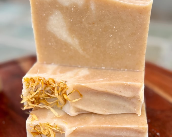 Pumpkin & Carrot + Triple Butters and Olive Handmade Vegan Soap