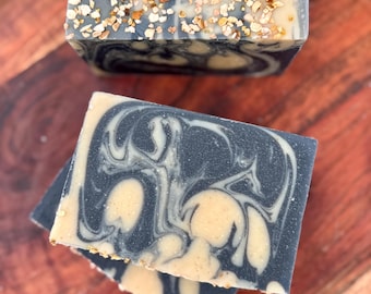 Orange & Charcoal; Triple Butters + Olive Soap; Vegan; Handmade