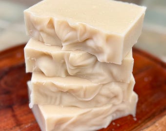 Aloe & Colloidal Oats (Unscented) + Triple Butters and Olive Handmade Vegan Soap