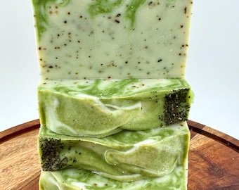 Eucalyptus & Mint; Triple Butters + Olive Soap; Vegan; Handmade