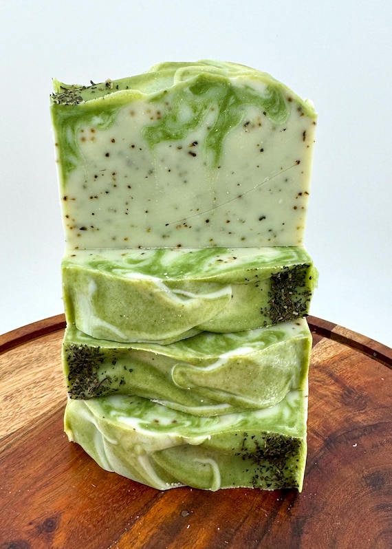 Eucalyptus & Mint + Triple Butters and Olive Handmade Vegan Soap