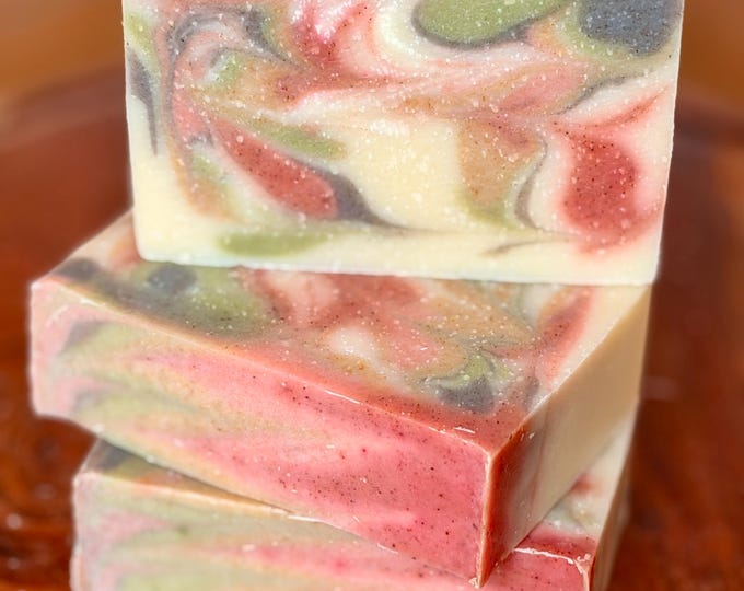Featured listing image: Positano; Scented Lime & Basil; Triple Butters + Olive Soap; Vegan; Handmade