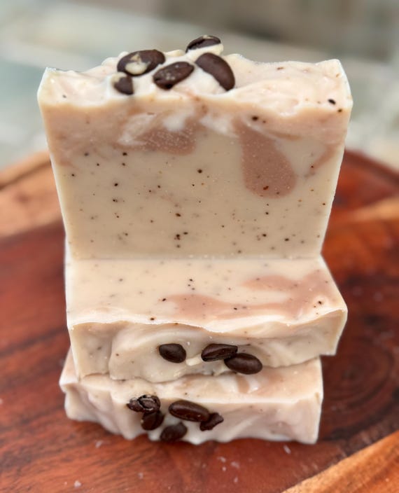Coffee & Cedarwood + Triple Butters and Olive Handmade Soap