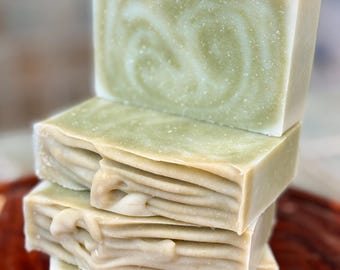 Winter Woods + Triple Butters and Olive Handmade Vegan Soap
