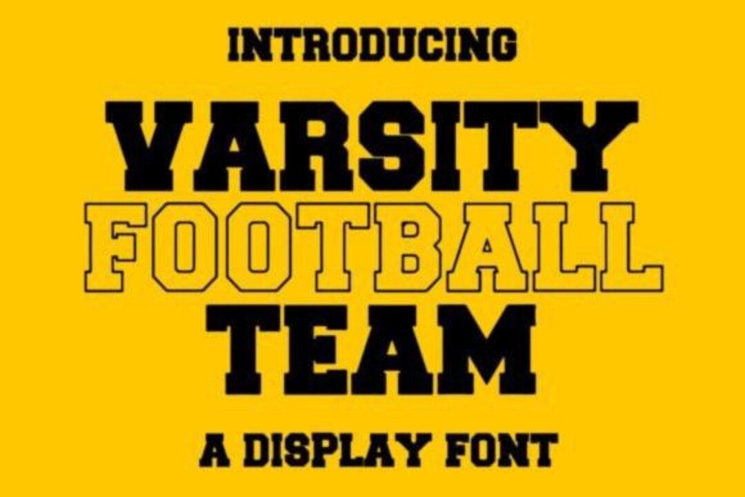 Varsity Font, College Font, Jersey Font, Varsity Letters, Varsity Font ...