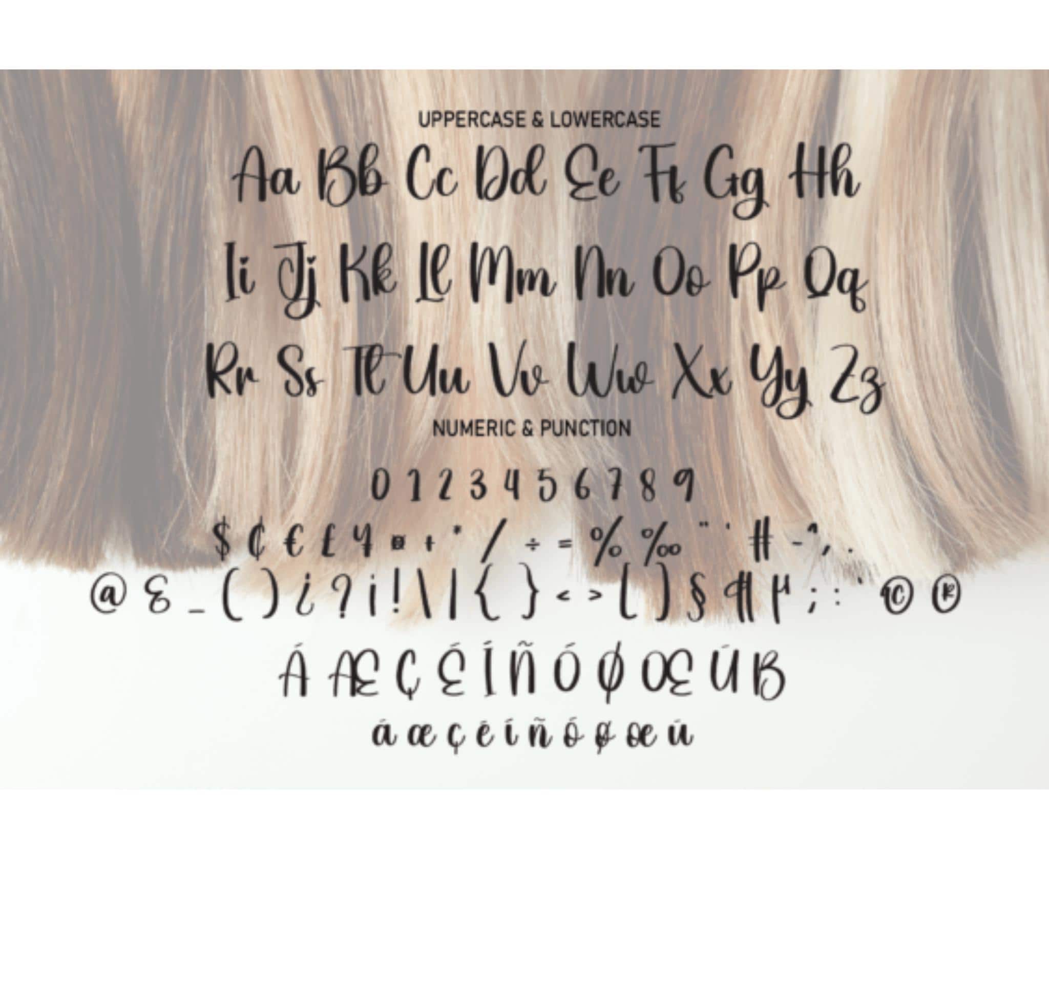 Thick Script Font Thick Font, Calligraphy Font, Handwritten Font, Invitation Font, Fonts ...