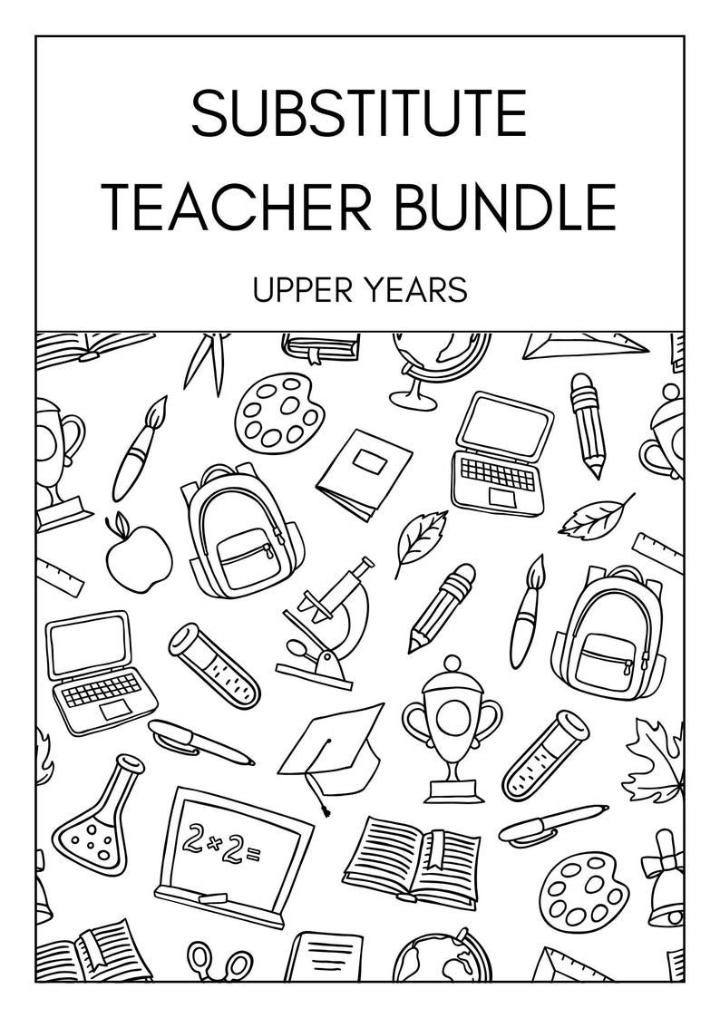 Substitute Teacher Note Template Editable, While You Were Away ...