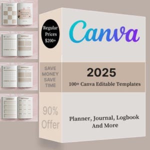 ENTIRE STORE - Canva Frames Mega Bundle - Editable Template - Easy Drag and Drop - Design Digital Element