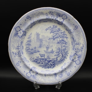 A J Meir & Son &#39;Italian Scenery&#39; Pattern Dinner Plate