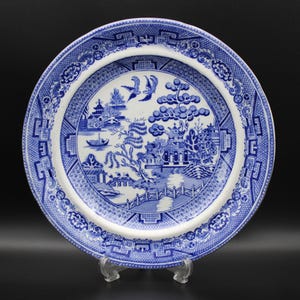 Ein &#39;I W&#39; &#39;Willow&#39; Muster Speiseteller (26 cm)