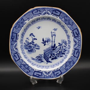 A ? Minton &#39;Bamboo & Fence&#39; Pattern Octagonal Plate