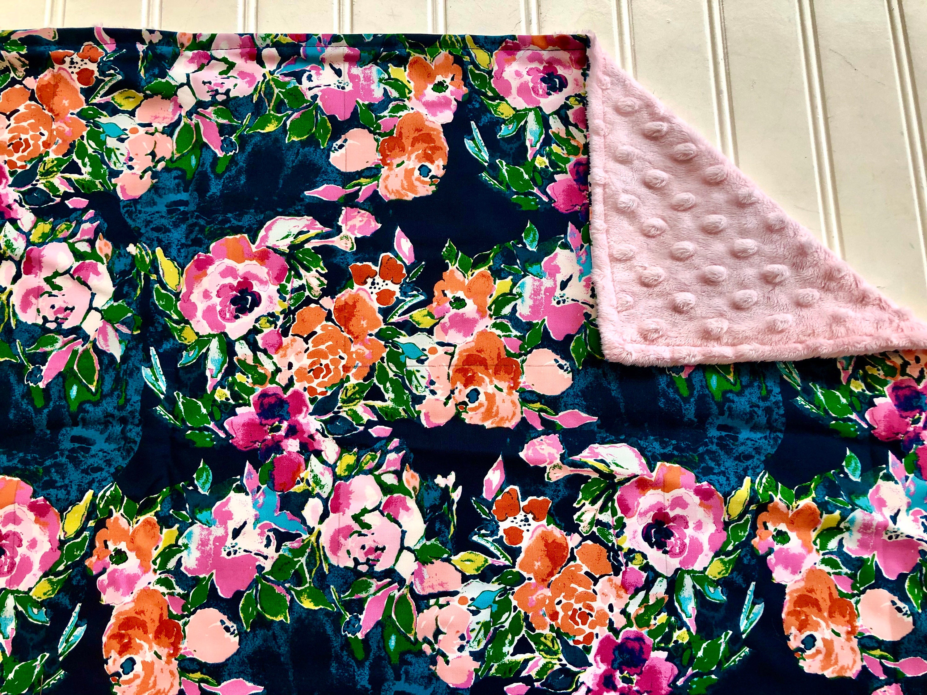 SALE Weighted Blanket Christmas Gift Botanical Blooms | Etsy