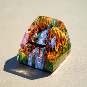 Anime keycaps, torii keycap, japanese keycaps, custom keycaps, ESC keycap, resin keycap, landscape keycap, artisan keycap, cute keycaps