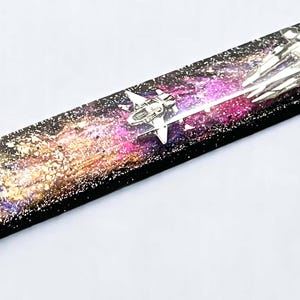 Astronaut Interstellar Galaxy Spacebar Keycap, Artisan Keycap, Galaxy Interstellar Custom Keycaps, Cherry MX Keycaps Mechanical Keyboard.