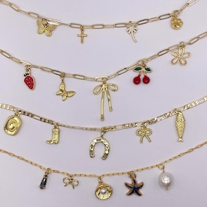 CUSTOMIZED charm necklace