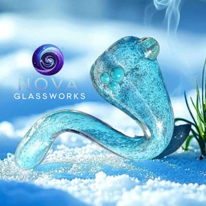 Mini Sherlock Custom Handblown Glass Pipe Custom Color Piece