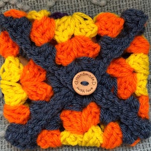 Funda de pasaporte tejida a crochet, billetera tejida a crochet