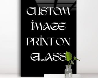 Custom Tempered Glass Photo Print – Personalized Wall Art, Living Room, Bedroom, Entryway, Office Wall Decor, Ready to Hang, Birthday Gift