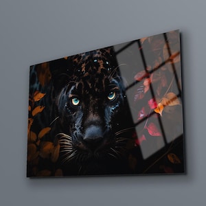Tempered Glass Wall Art Wild Life , High Quality , Wall Hanging , Large Wall Decor , Glass Printing , Wall Decoration , Housewarming Gift