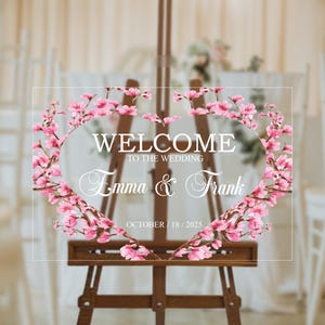 Hochzeit Eingangsschild, Willkommensschild Hochzeit, Bogen Hochzeitsdeko, Personalisiertes Willkommen zu unserem Hochzeitsschild, Hochzeitsschild Hochzeit, Hochzeitsschild